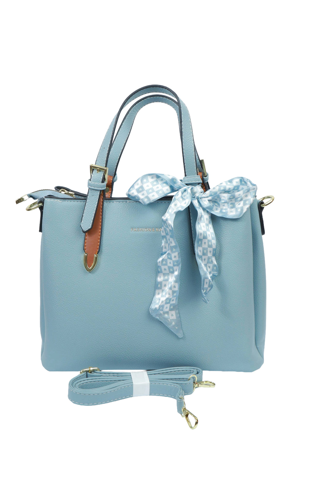 Light Blue Signature Handbag