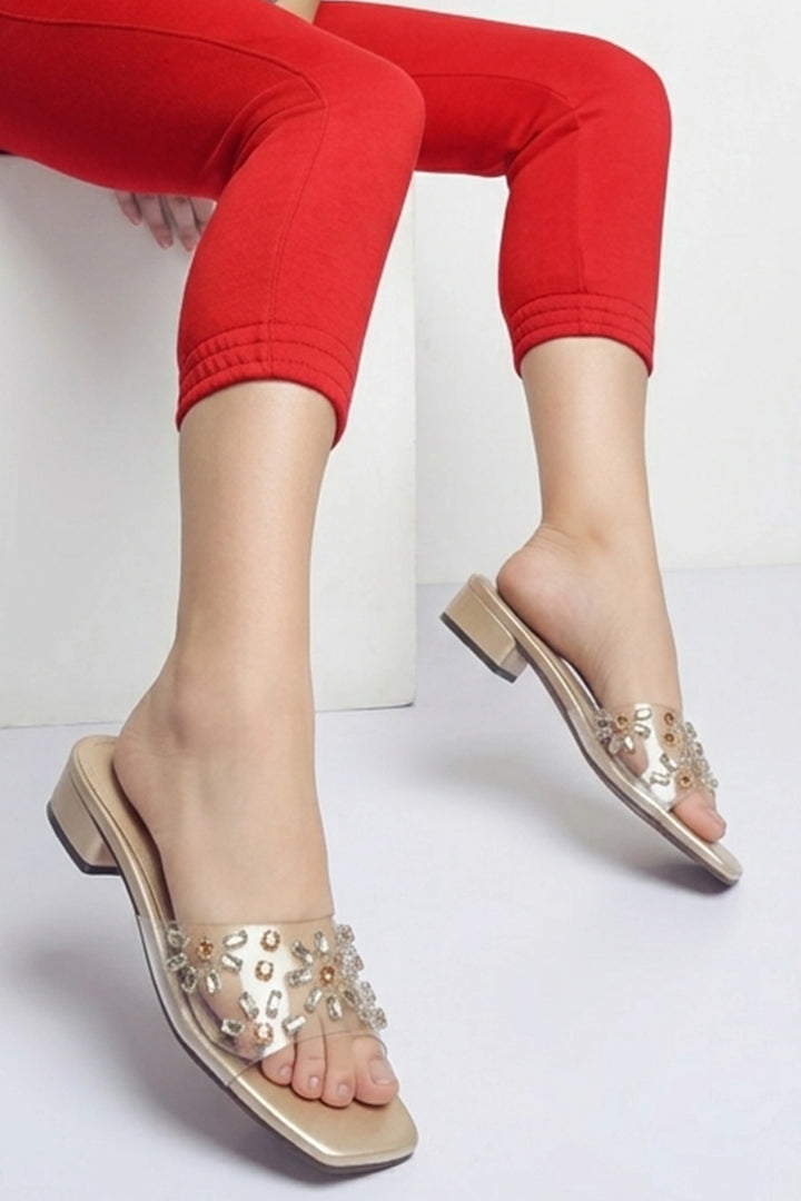 Gold Luxe Fashion Slipper