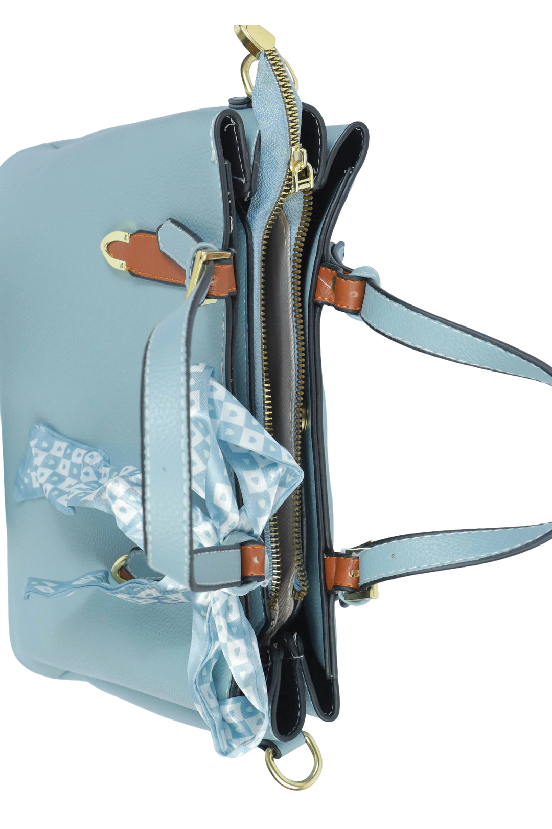 Light Blue Signature Handbag