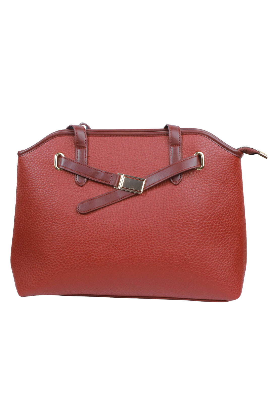 Maroon Luxe Statement Handbag