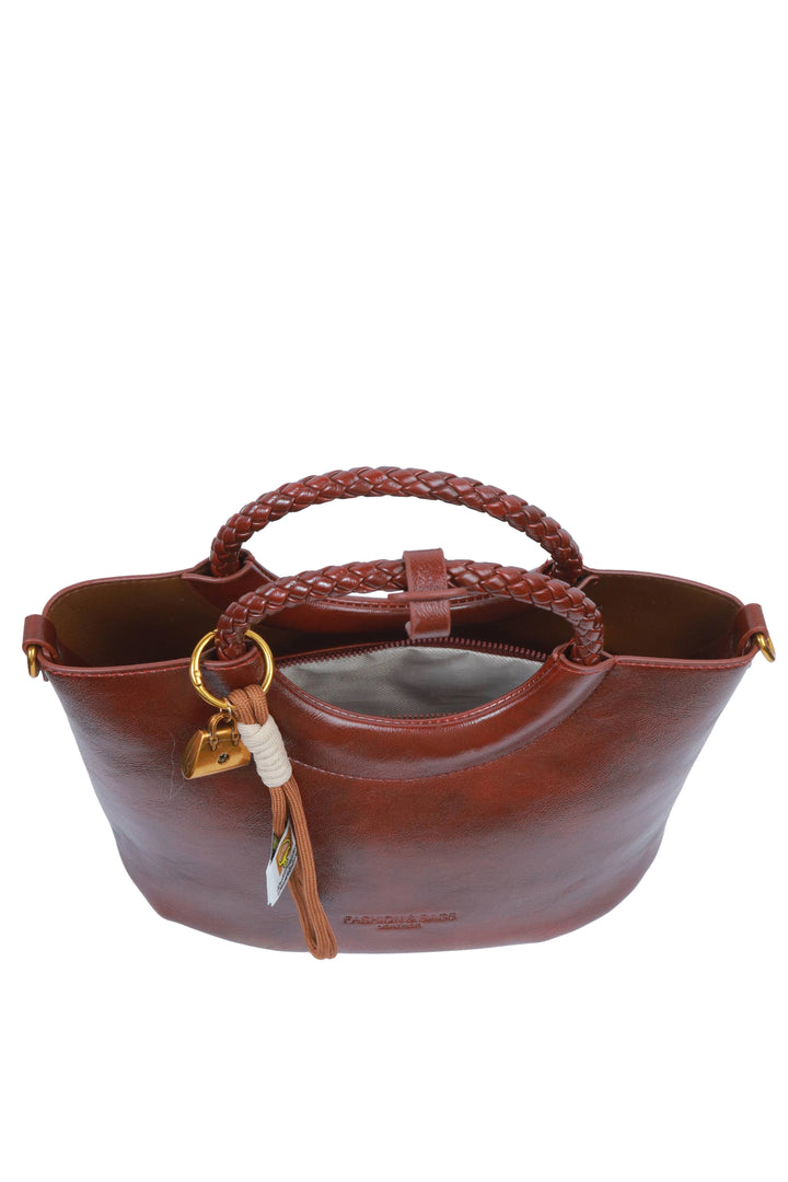 Maroon Elegant Daily Handbag