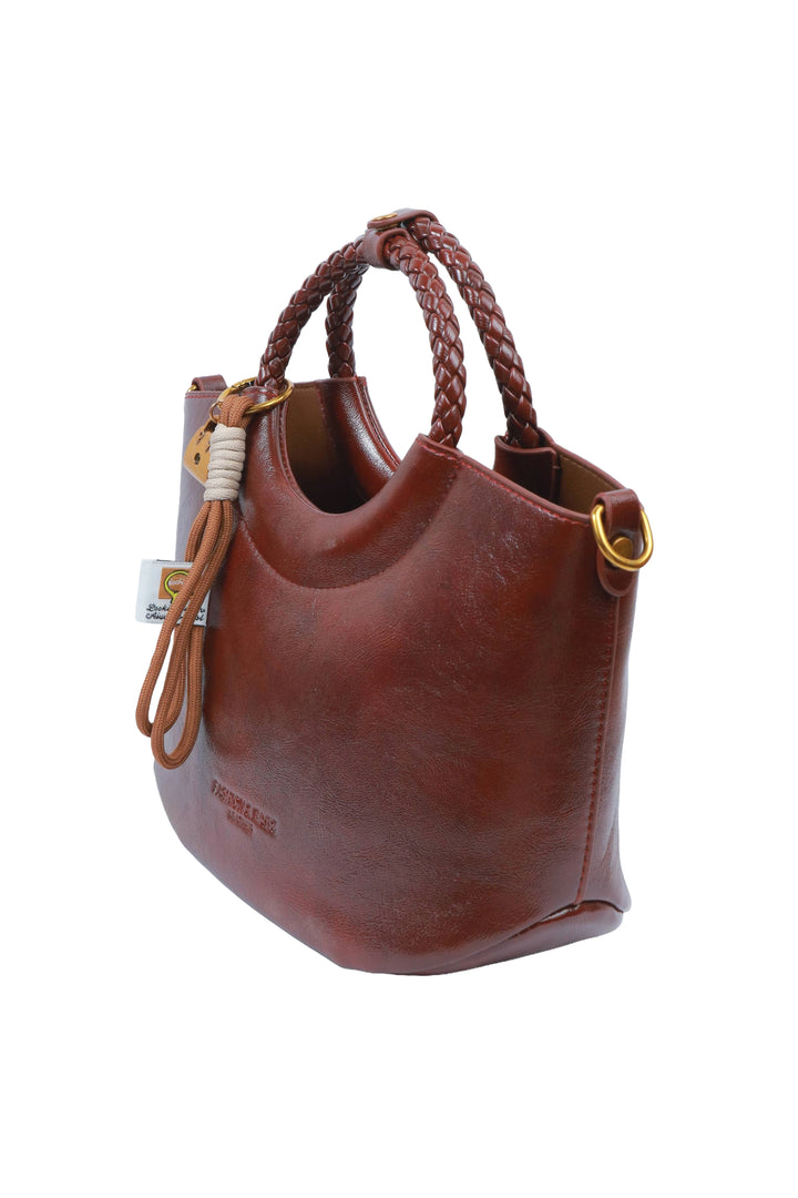 Maroon Elegant Daily Handbag