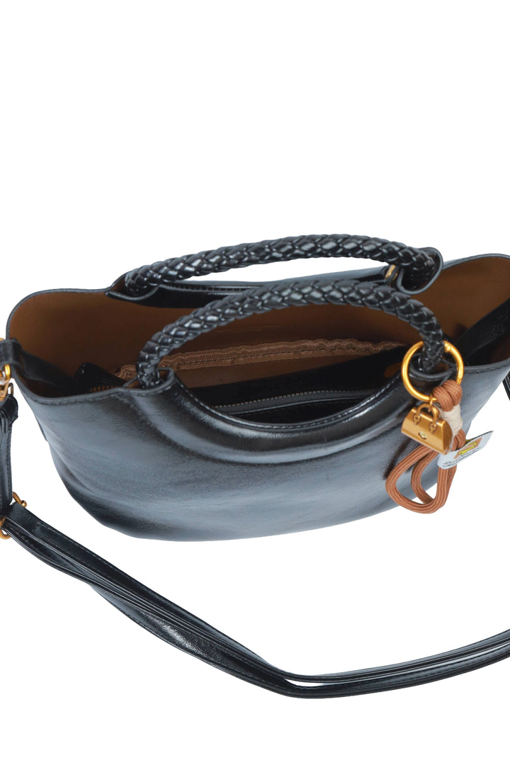 Black Elegant Daily Handbag