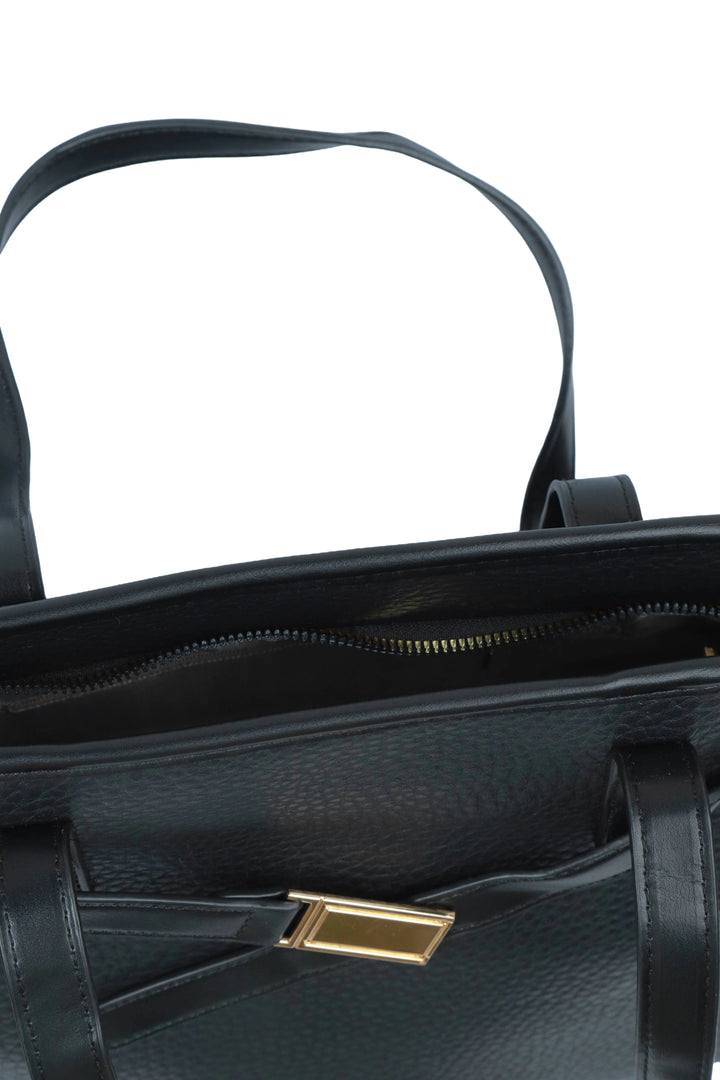 Black Luxe Statement Handbag