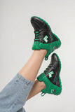 Green/Black Performance Sports Shoes