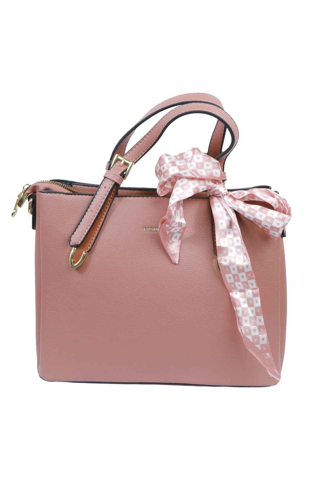 Rose Brown Signature Handbag