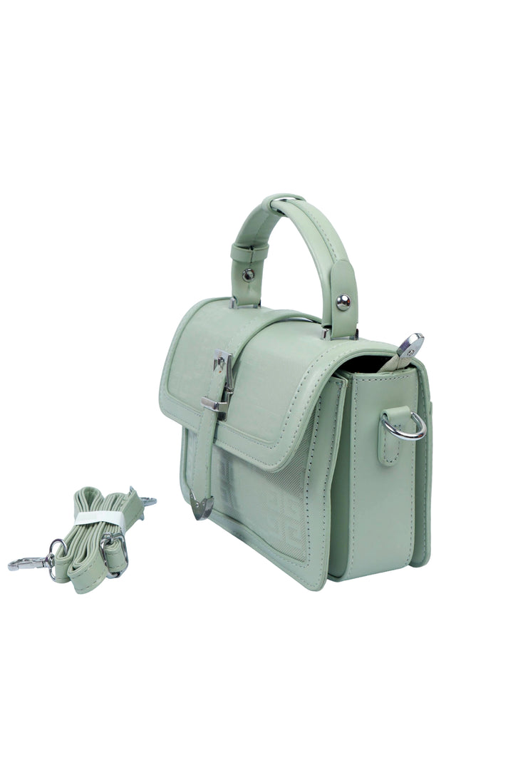 Green Refined Style Handbag