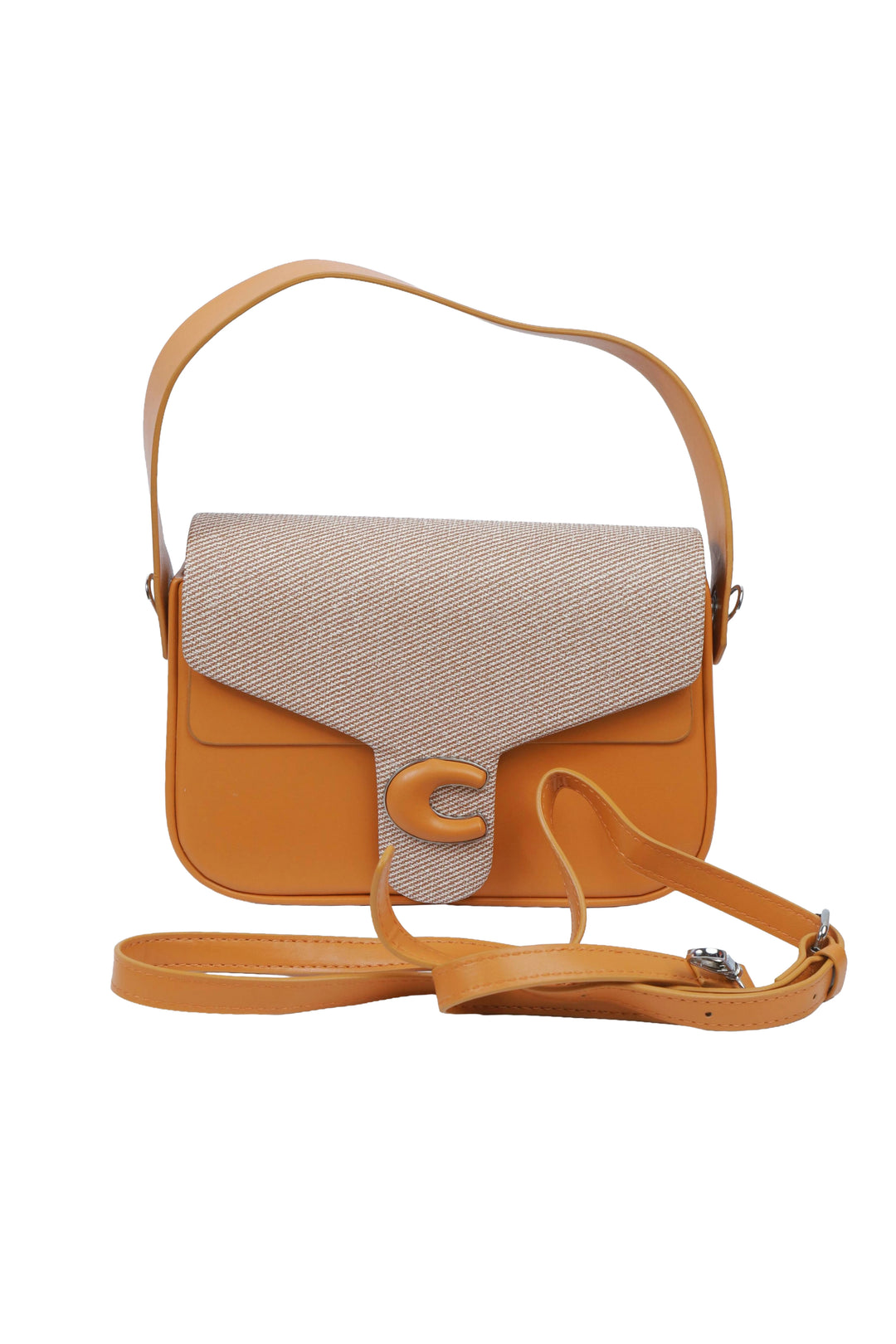 Khaki Modern Carry Handbag