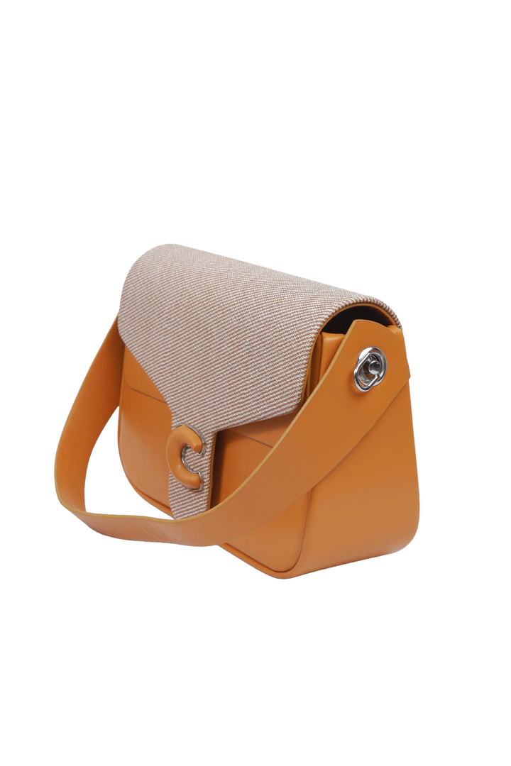 Khaki Modern Carry Handbag