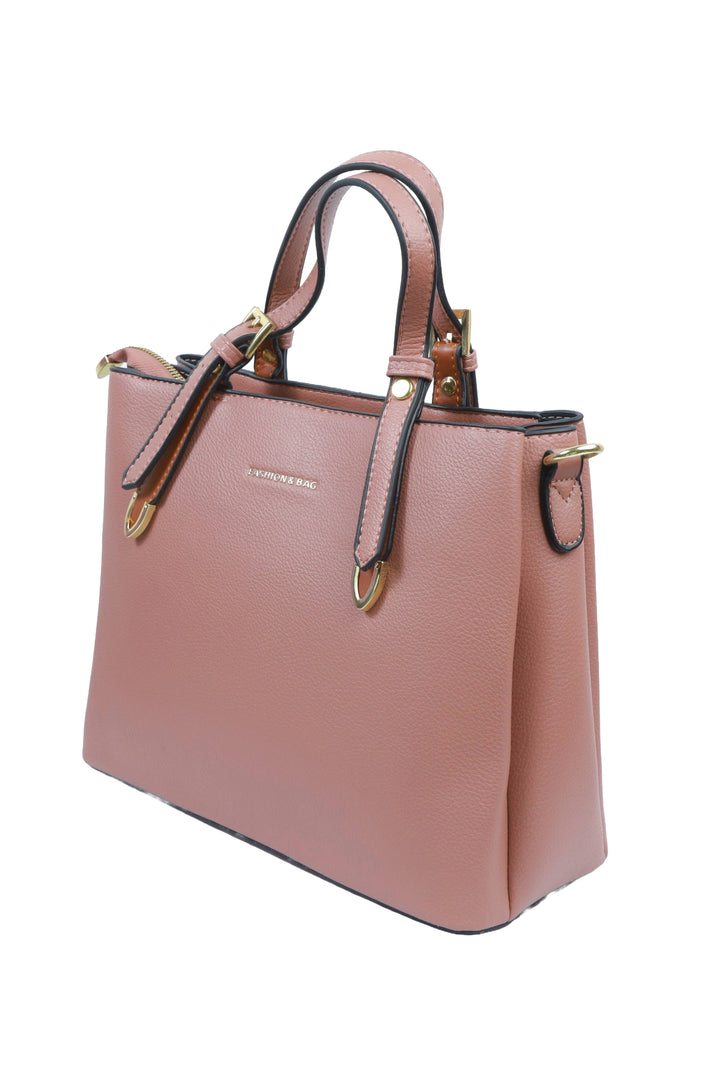 Rose Brown Signature Handbag