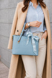 Light Blue Signature Handbag
