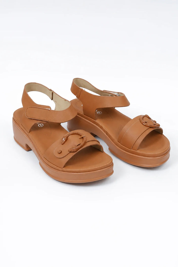 Premium Brown Leather Sandal