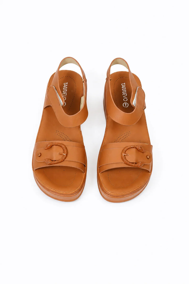 Premium Brown Leather Sandal