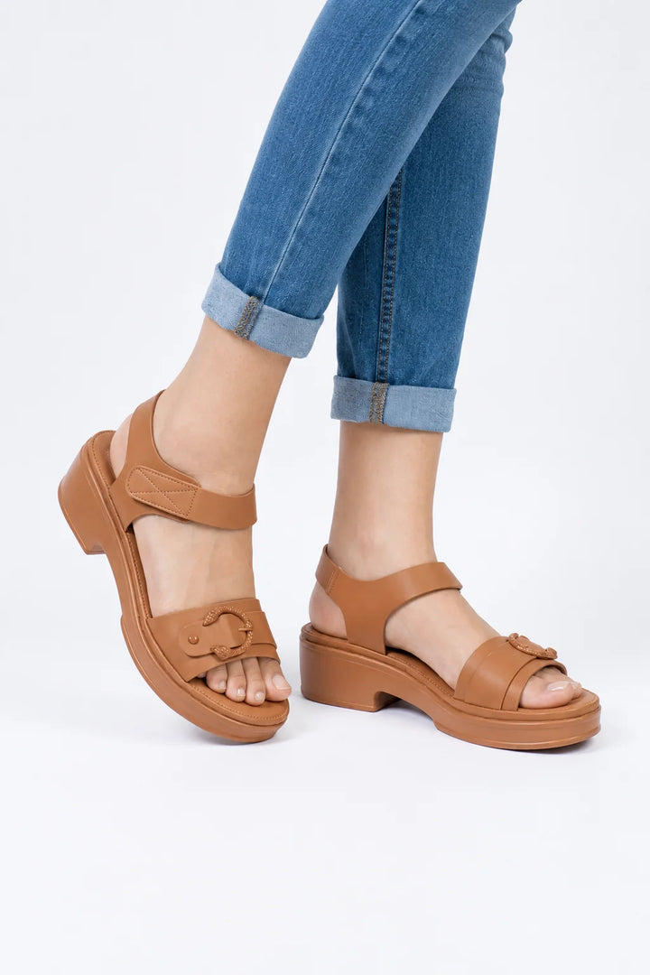Premium Brown Leather Sandal