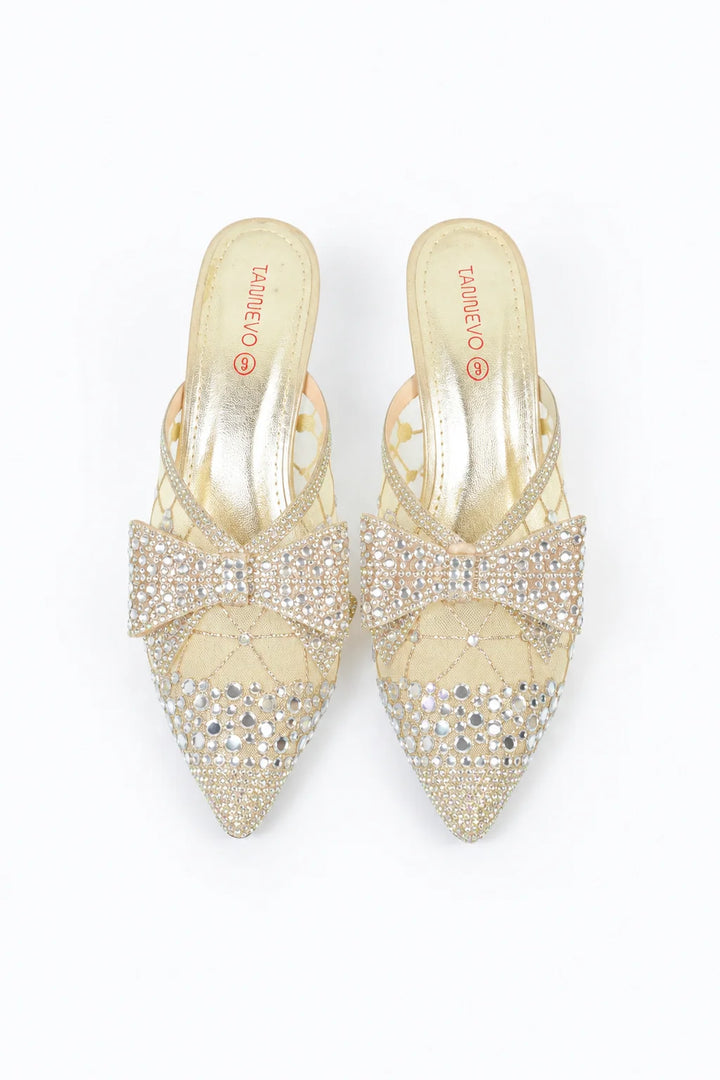 Gold Refined Occasion Coat Shoe