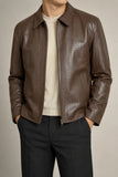 Brown Classic Leather Jacket