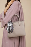 Grey Contemporary Tote Bag