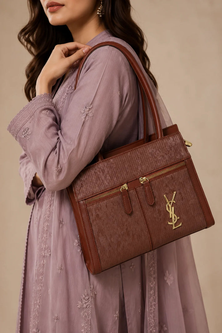 Red Premium Satchel Handbag