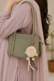 Green Classic Fashion Handbag