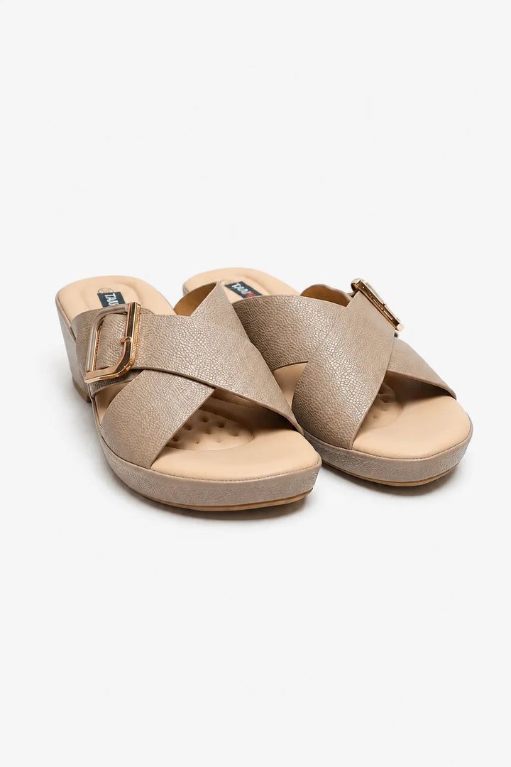 Khaki Elegant Premium Medicated Slipper