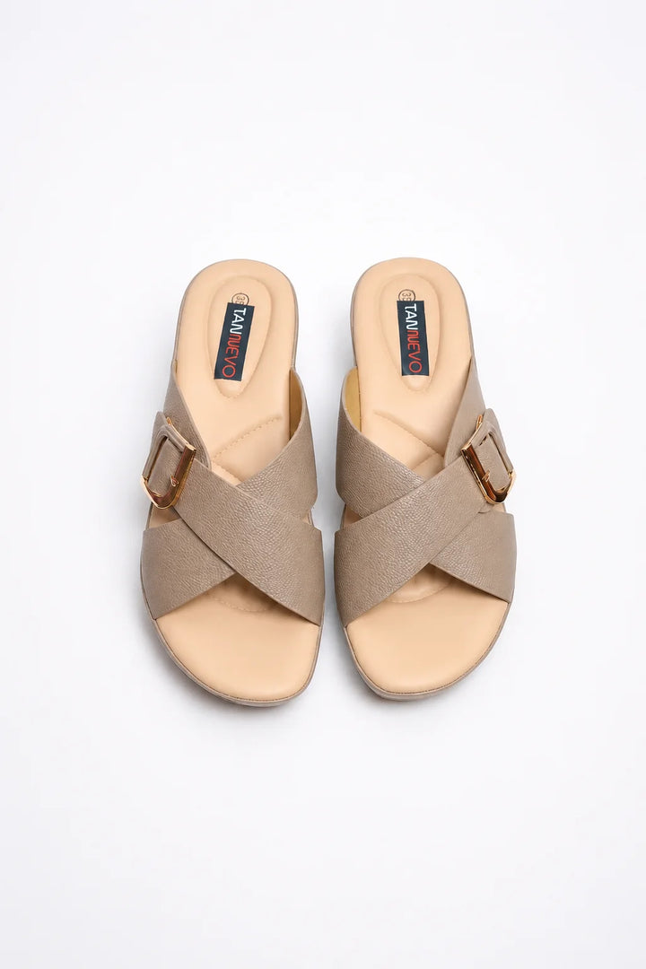 Khaki Elegant Premium Medicated Slipper