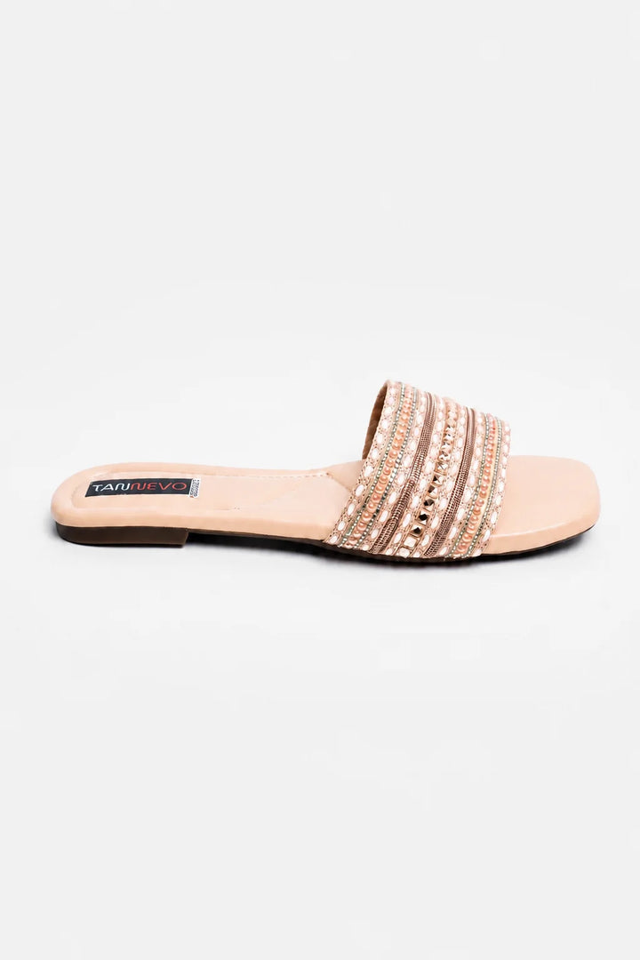 Modern Peach Flat Slipper