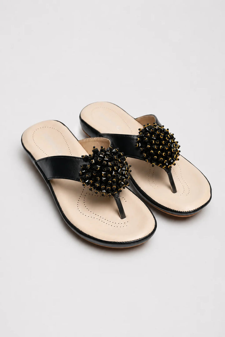 Minimal Black Premium Medicated Slipper