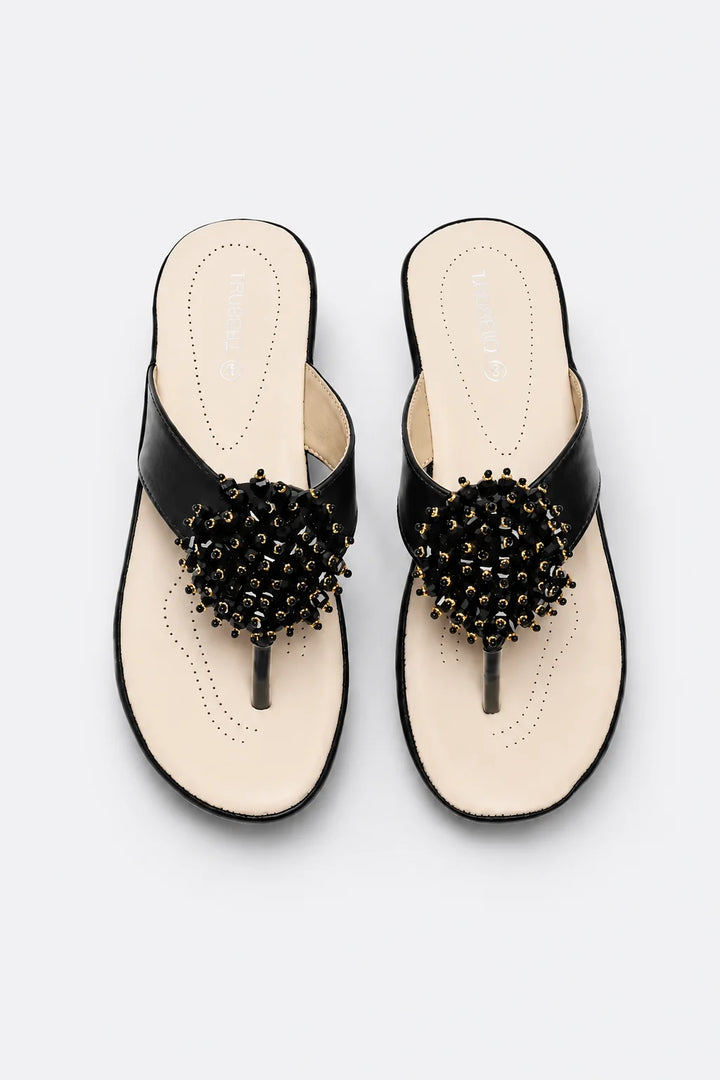 Minimal Black Premium Medicated Slipper