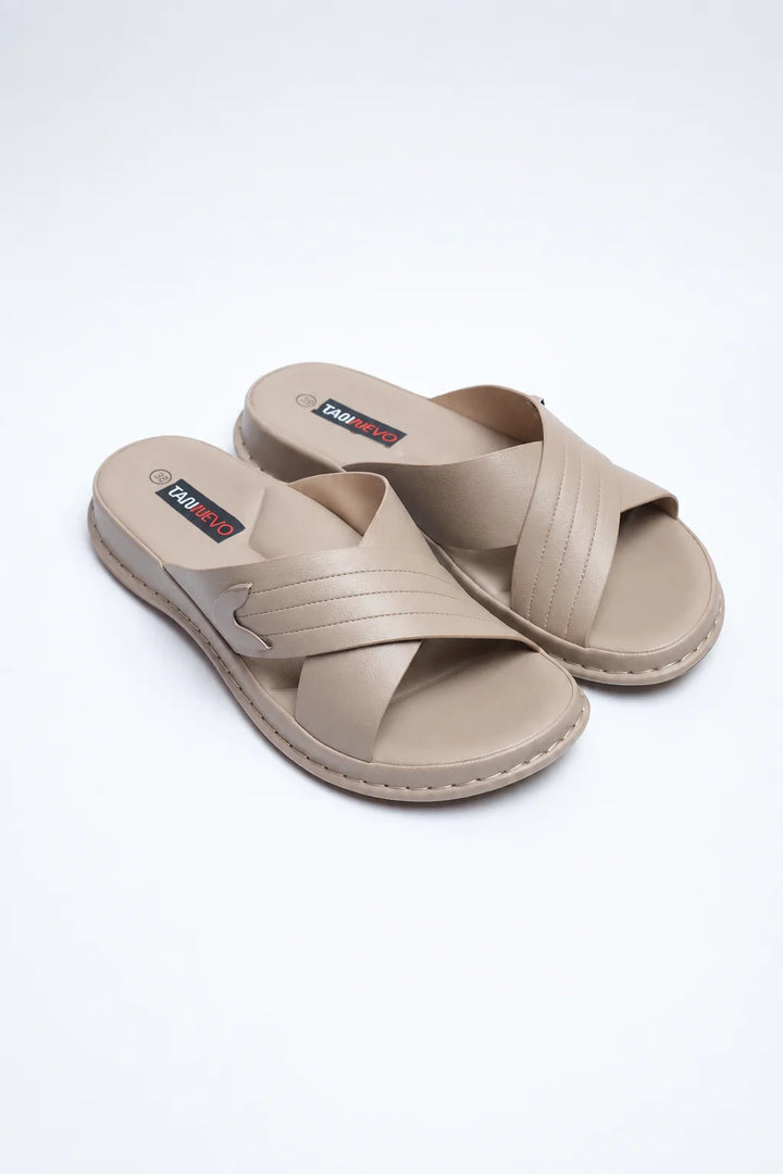 Premium Khaki Fashion Medicated Slipper