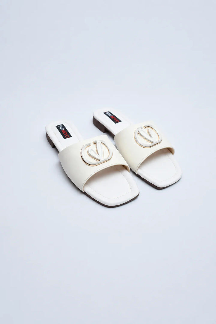 Premium White Stylish Slipper