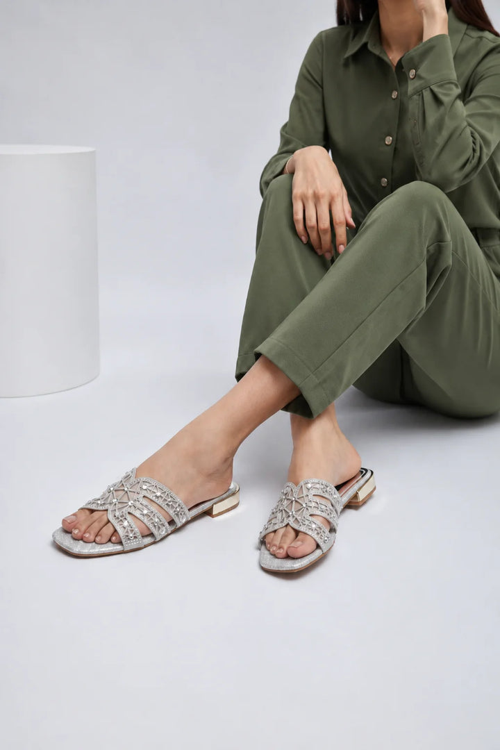 Silver Shine Premium Slipper