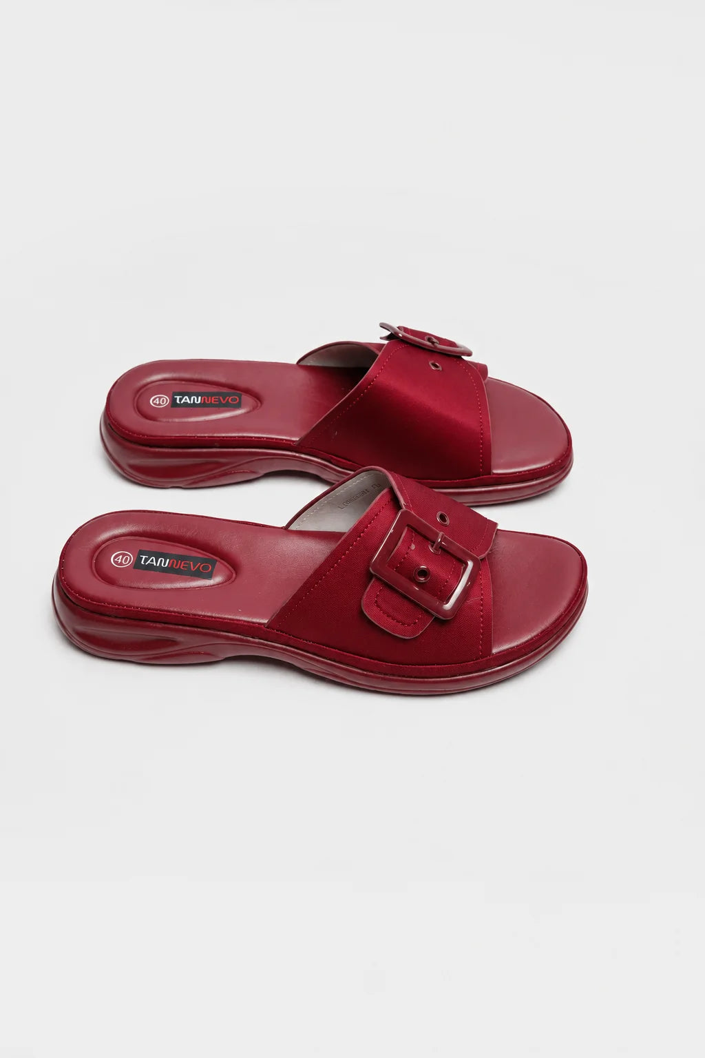 Maroon Classic PU Medicated Slipper
