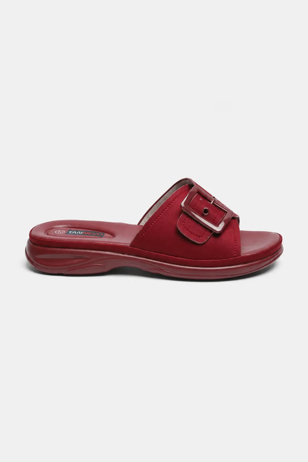 Maroon Classic PU Medicated Slipper