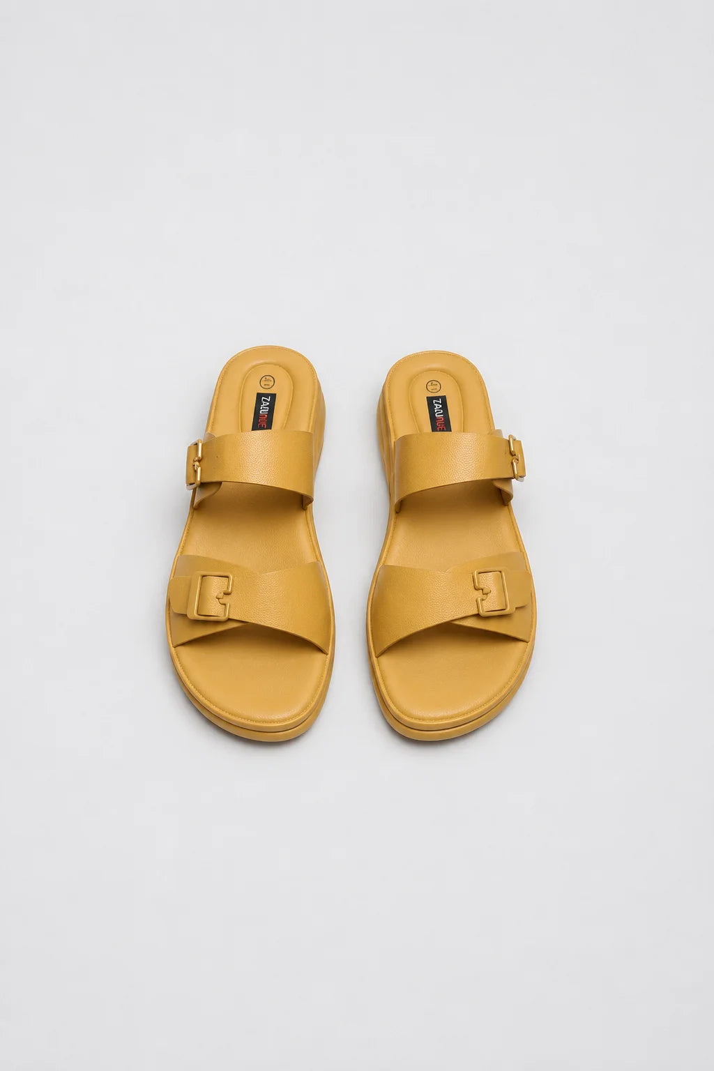Yellow Luxe PU Medicated Slipper