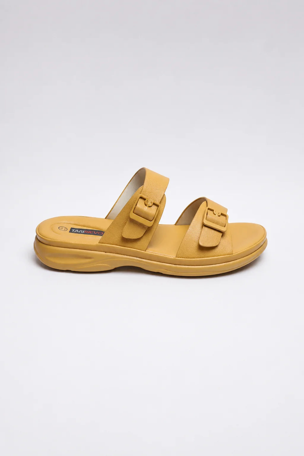 Yellow Luxe PU Medicated Slipper