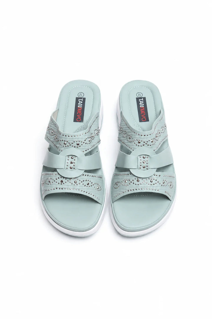 Green Trend PU Medicated Slipper