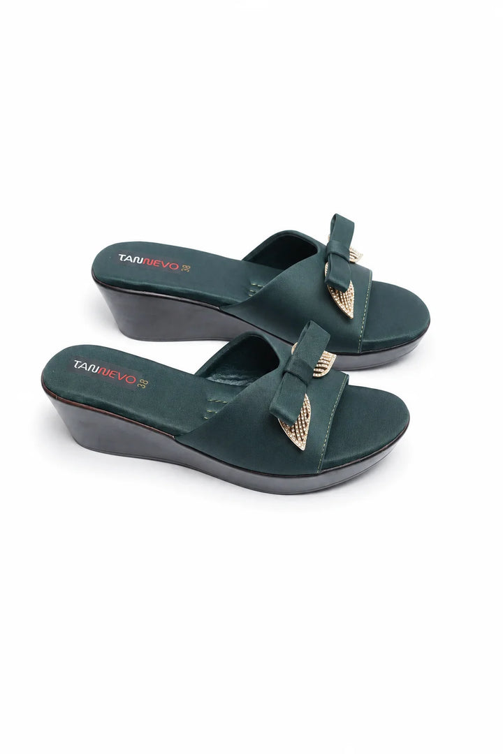 Green Premium PU Medicated Slipper