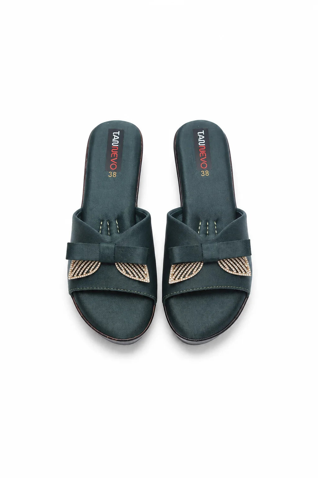 Green Premium PU Medicated Slipper
