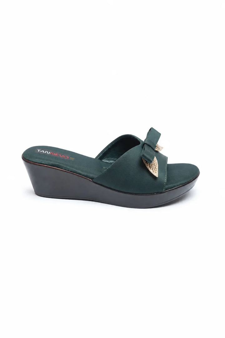 Green Premium PU Medicated Slipper