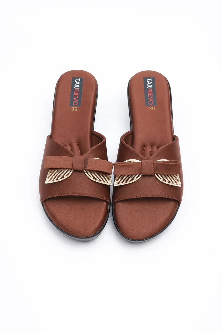 Coffee Premium PU Medicated Slipper