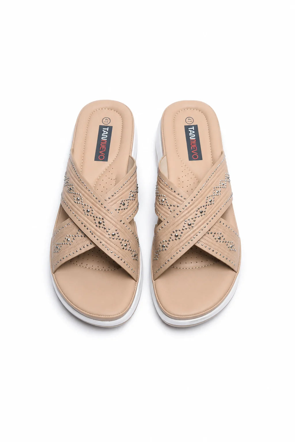 Khaki Chic PU Medicated Slipper