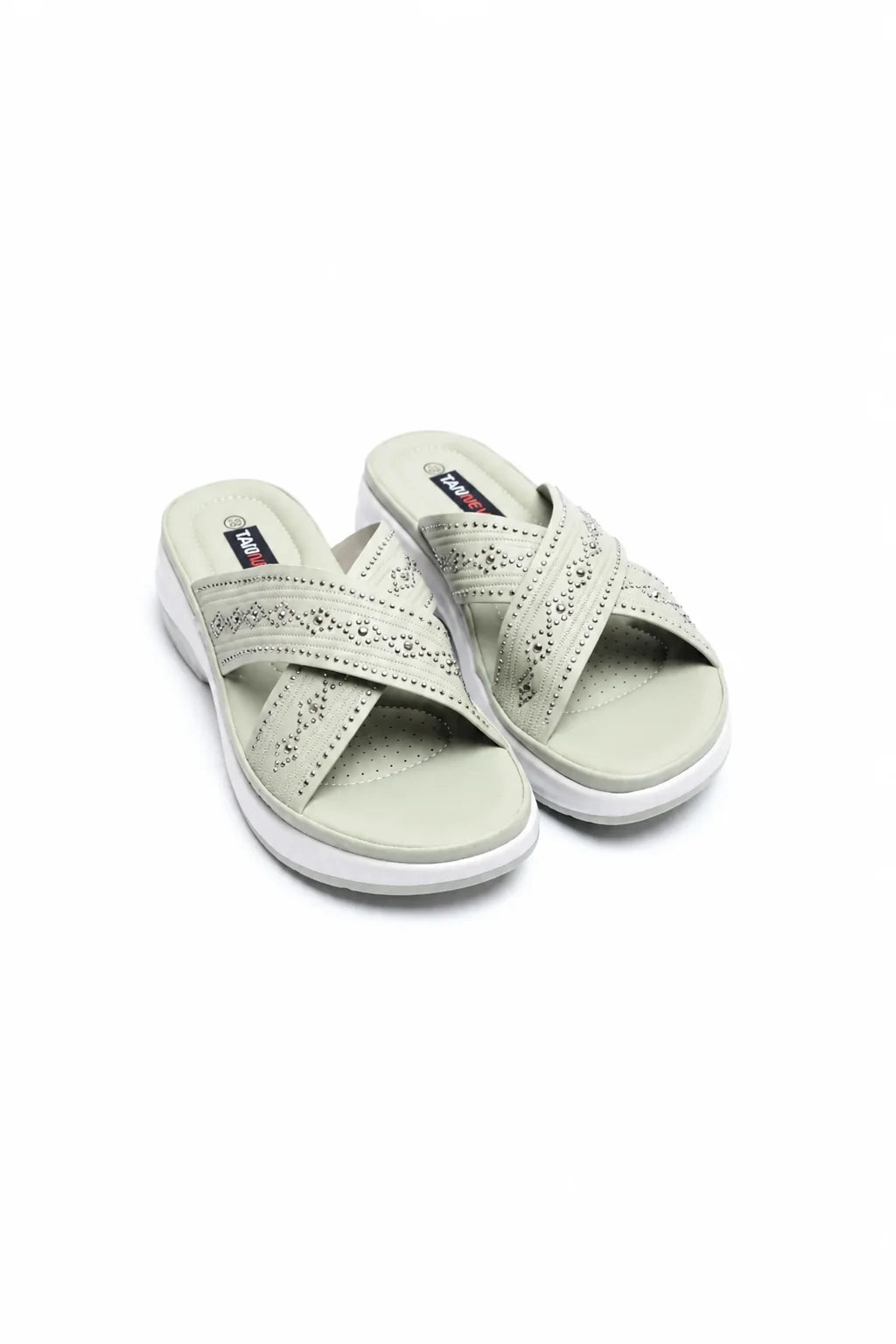 Green Chic PU Medicated Slipper