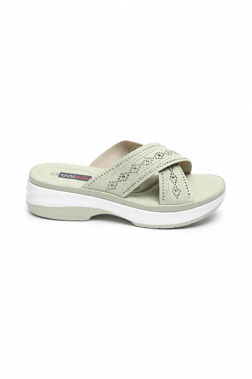 Green Chic PU Medicated Slipper