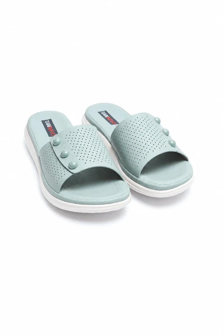 Blue Comfort PU Medicated Slipper