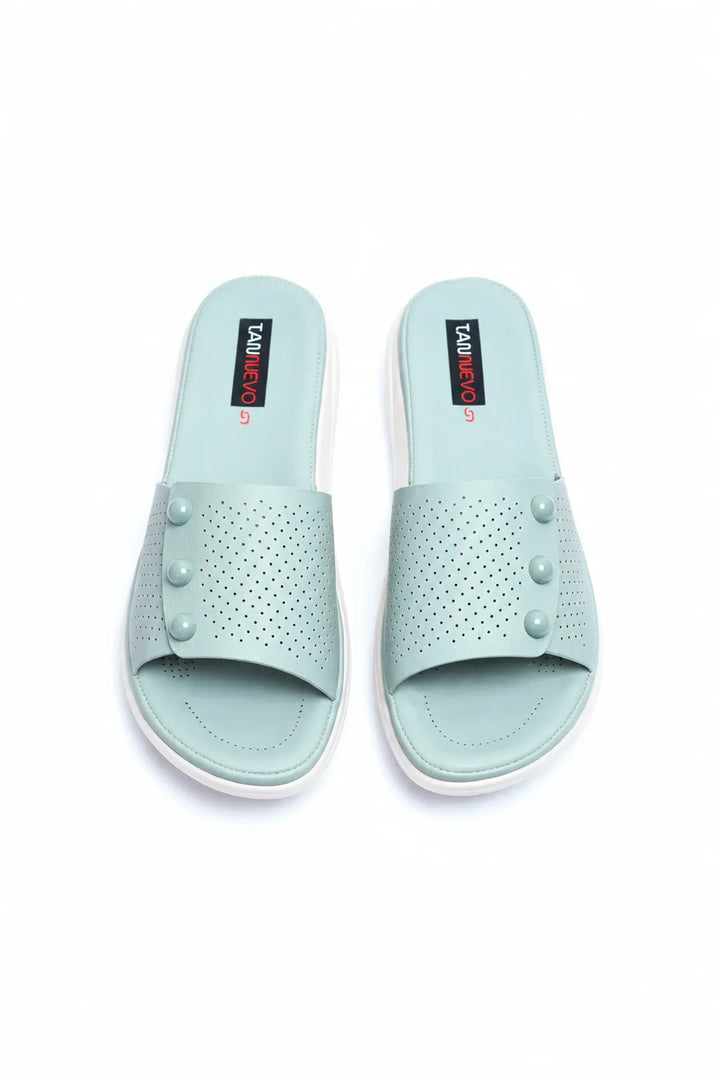 Blue Comfort PU Medicated Slipper