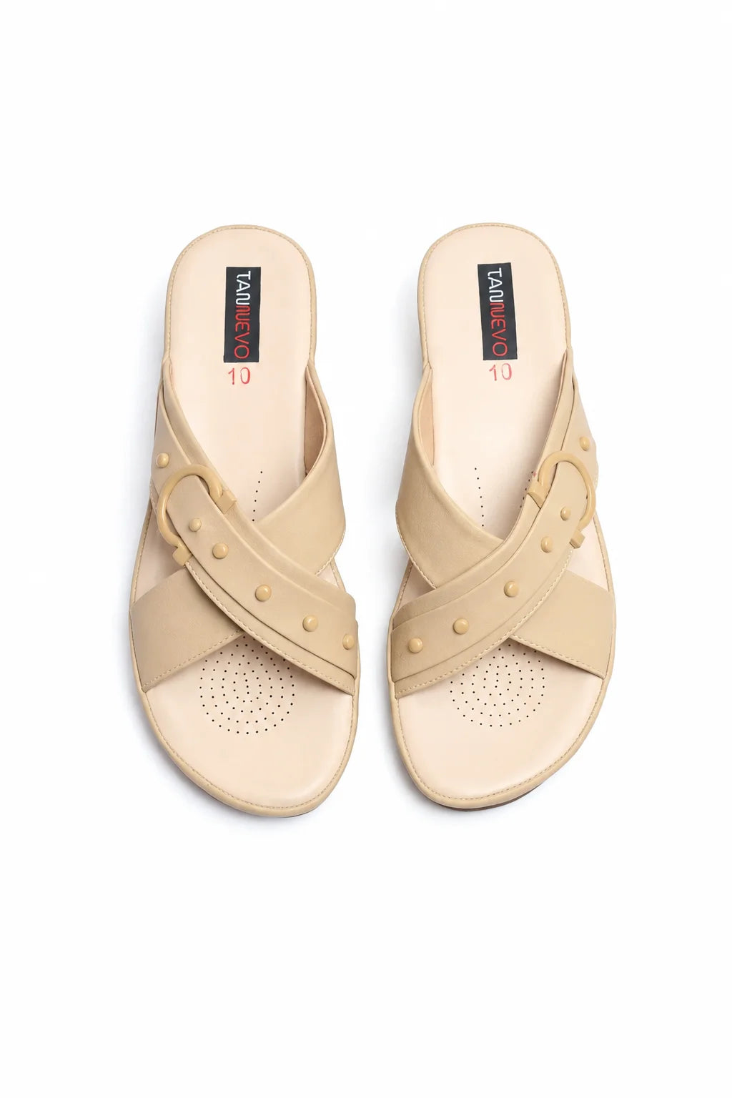 Beige Modern PU Medicated Slipper