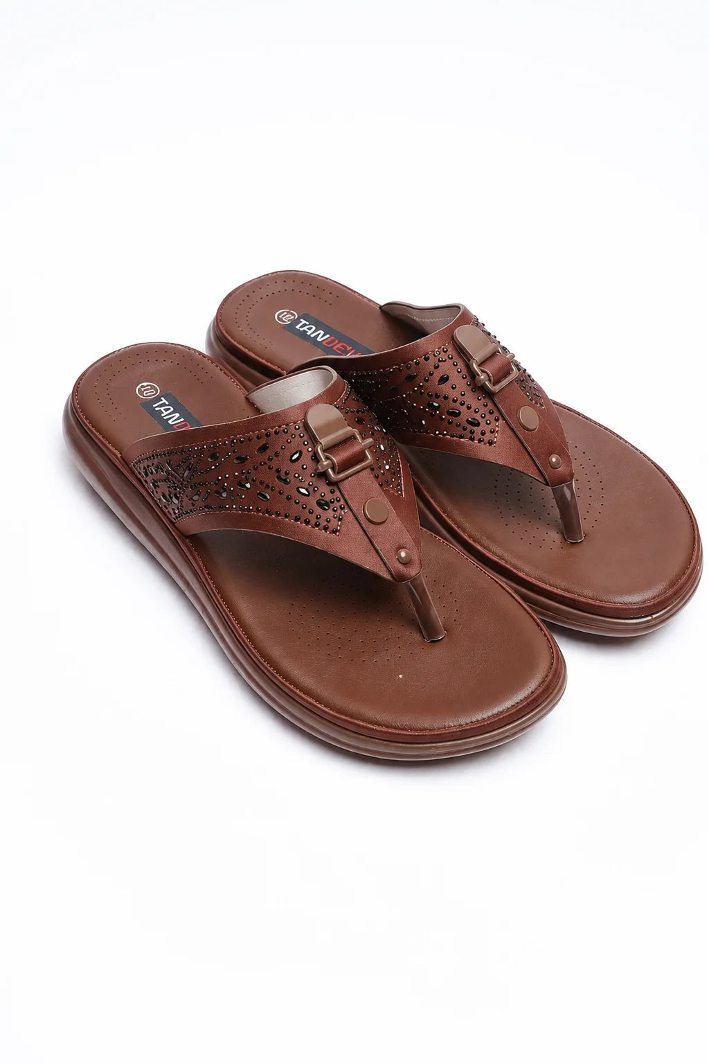 Coffee Premium PU Medicated Chappal