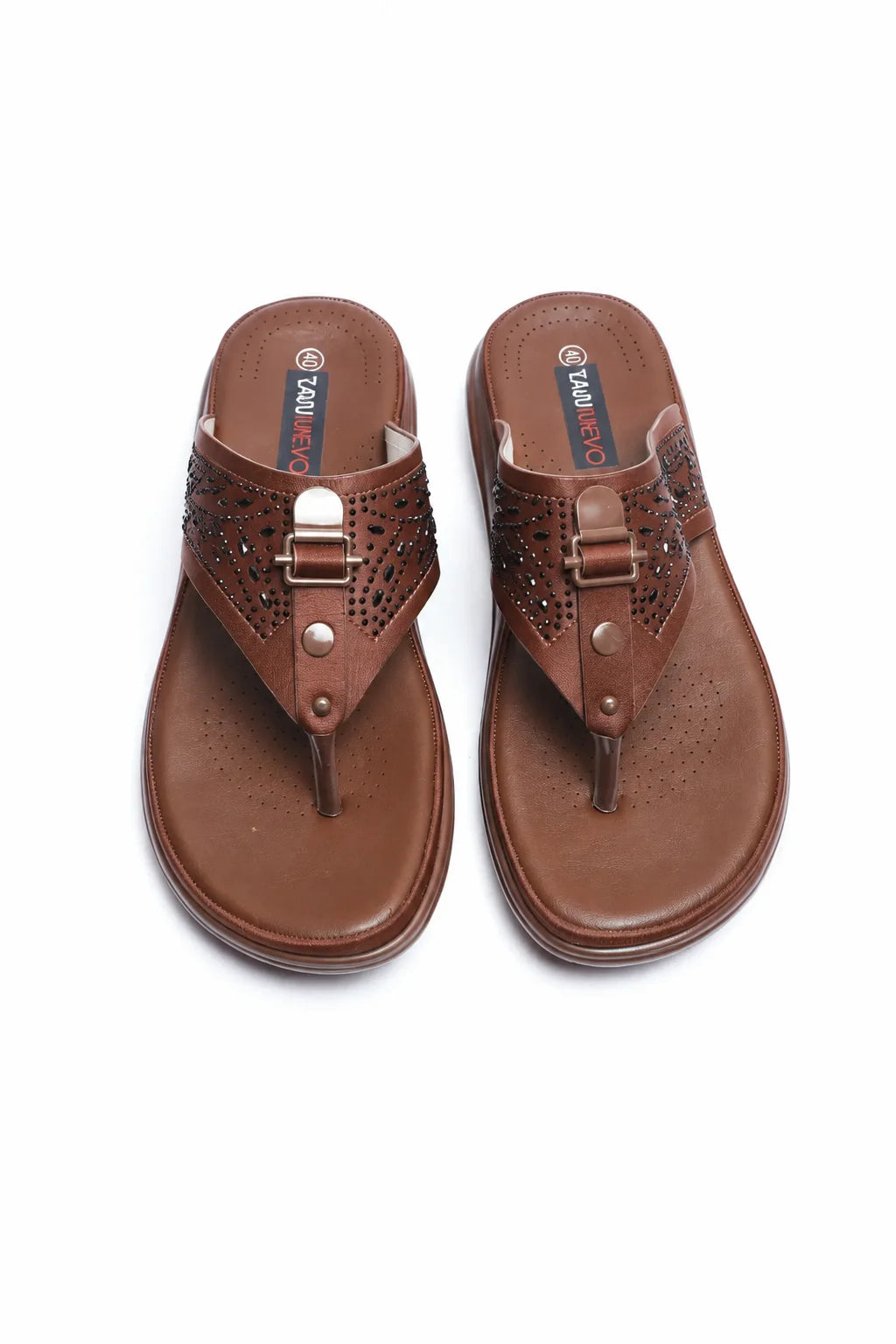 Coffee Premium PU Medicated Chappal
