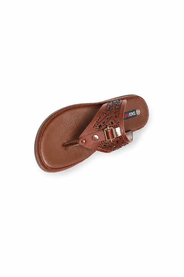 Coffee Premium PU Medicated Chappal