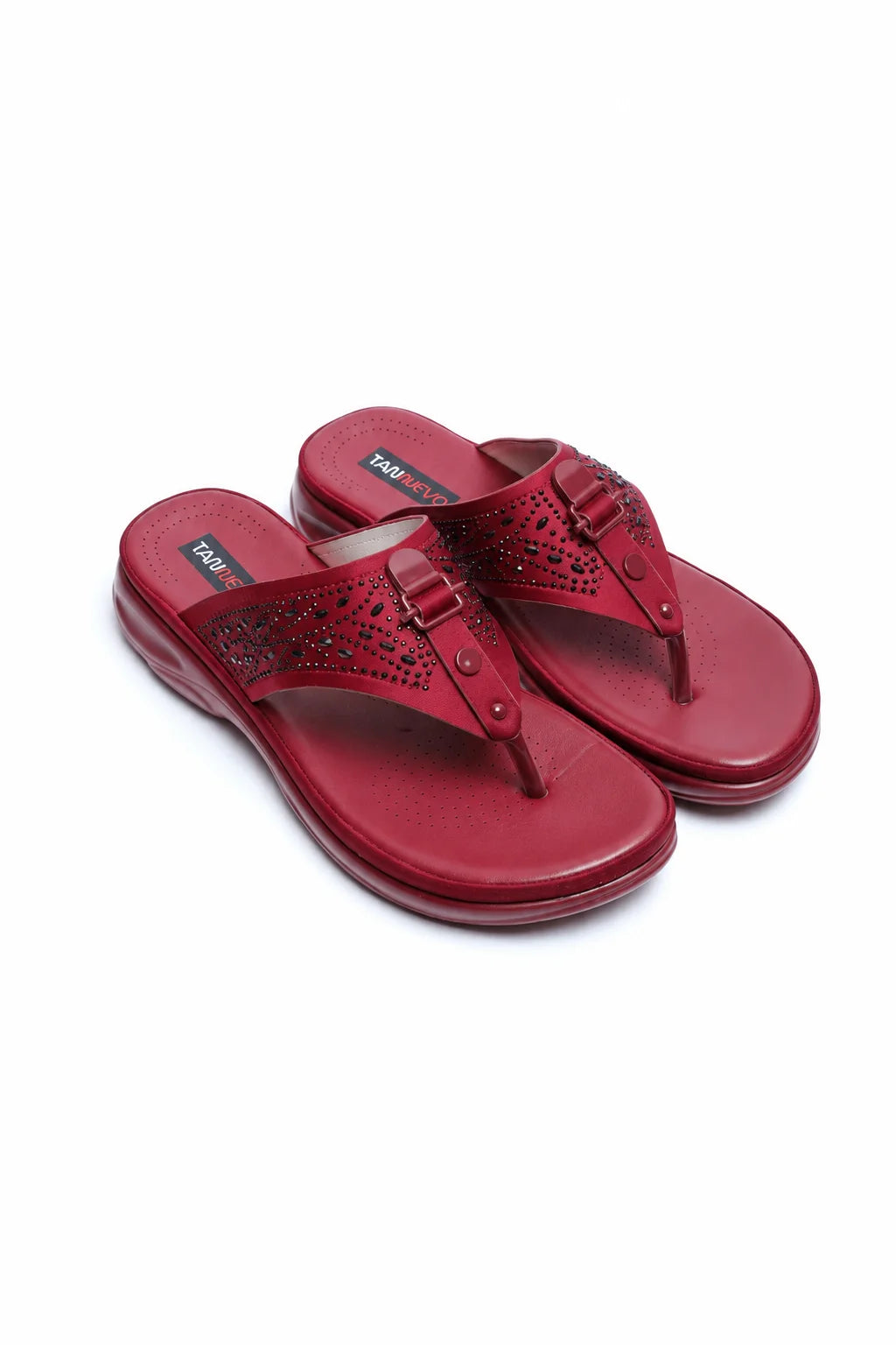 Maroon Premium PU Medicated Chappal